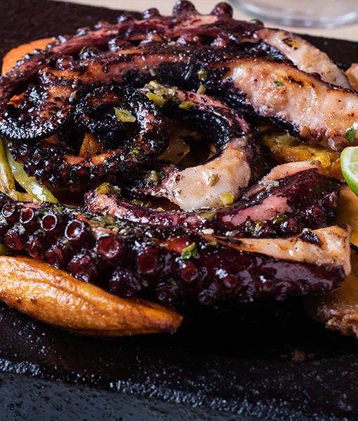 pulpo a la pancha