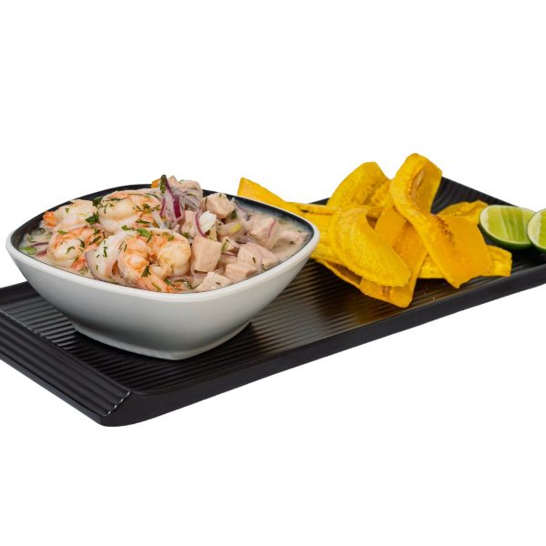 Ceviche de Camarón-Pescado